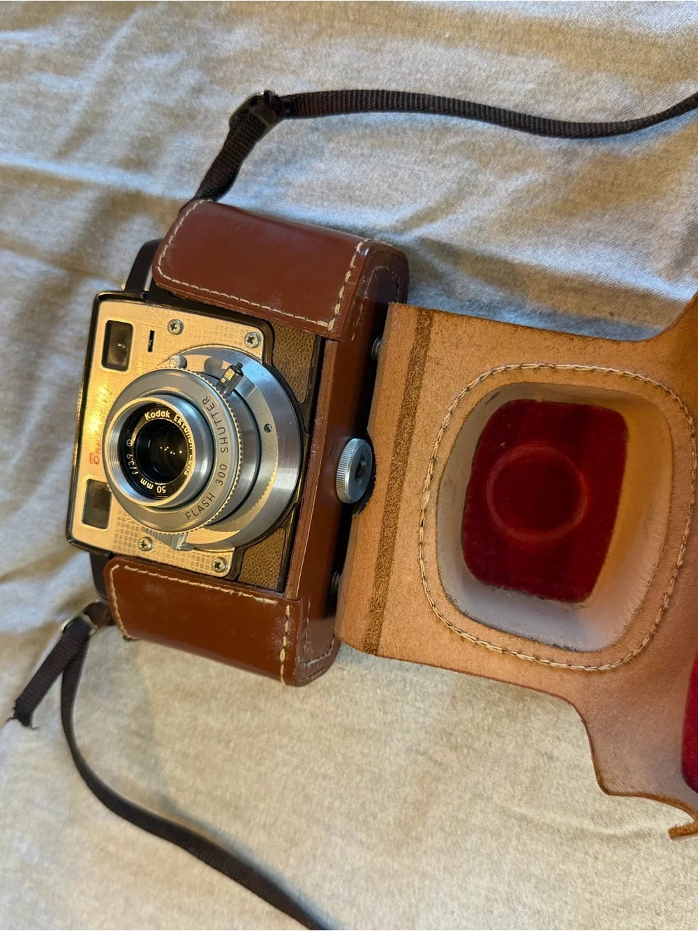 Kodak Bantam RF Camera in Brown and Silver Trim